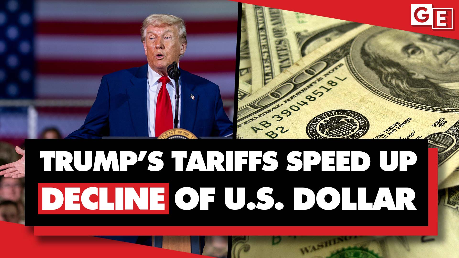 Trump tariffs accelerate decline US dollar dominance dedollarization