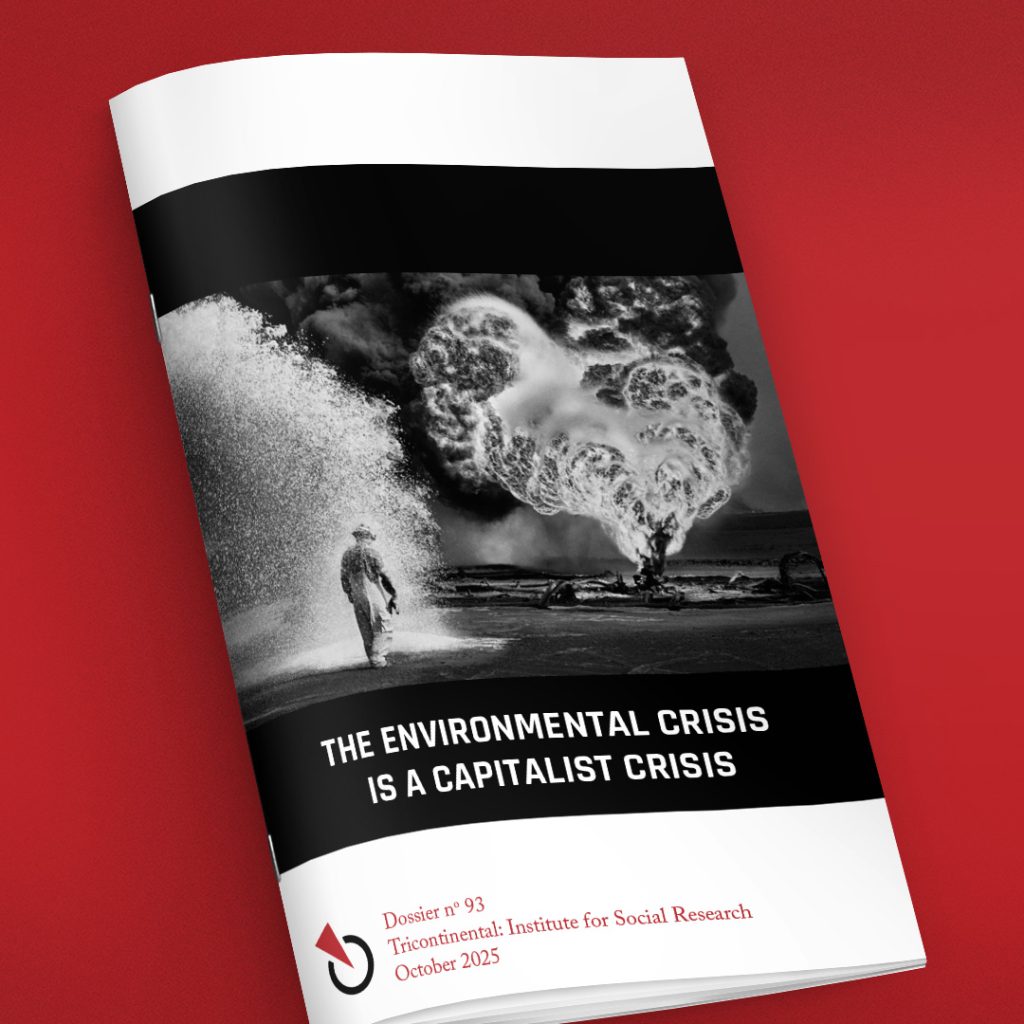 Cover of Tricontinental dossier no 93 The Environmental Crisis Is a Capitalist Crisis Photograph by ©️ Sebastião Salgado