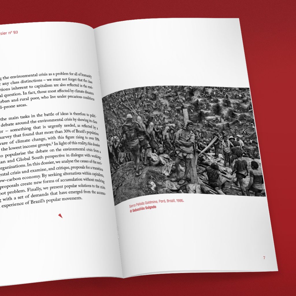 Illustration of Tricontinental dossier no 93 The Environmental Crisis Is a Capitalist Crisis