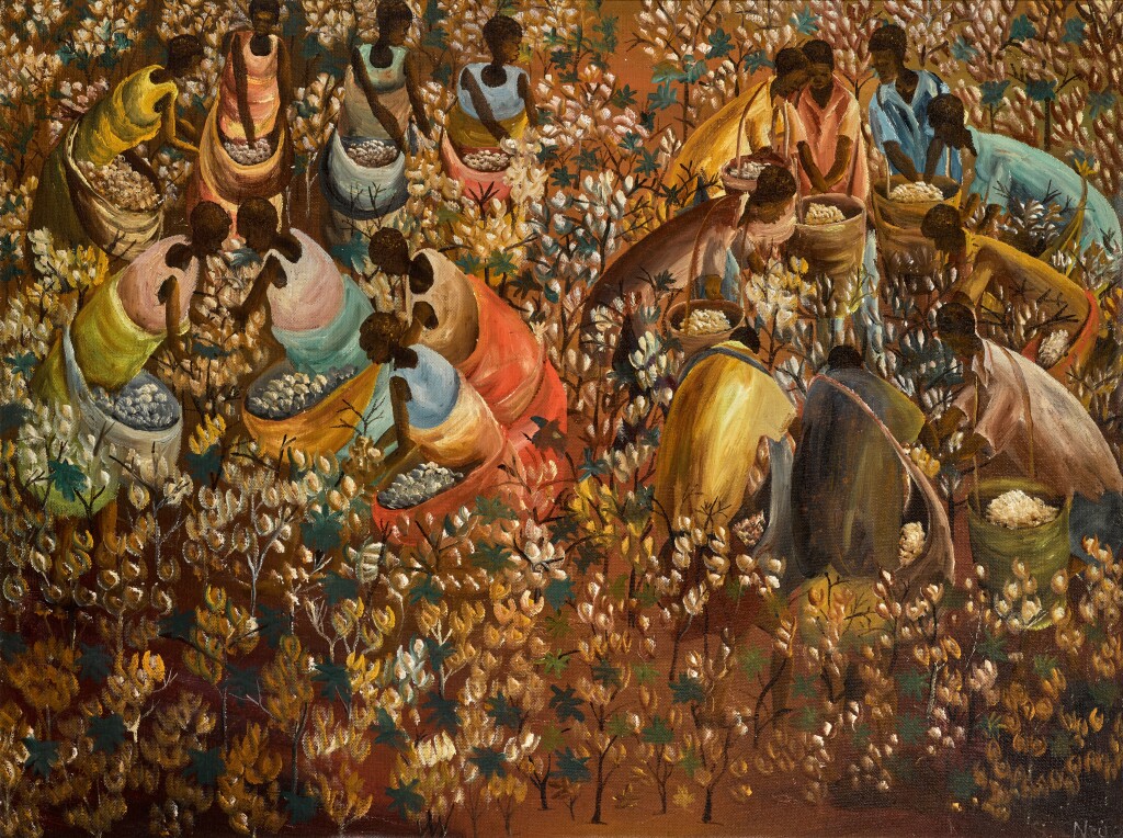 Sam Joseph Ntiro Tanzania Harvesting Cotton 1957